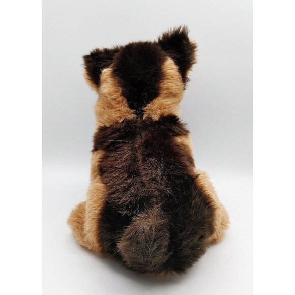 Vintage Realistic German Shepherd Dog Plush Stuffed Animal 11" - Picture 3 of 7